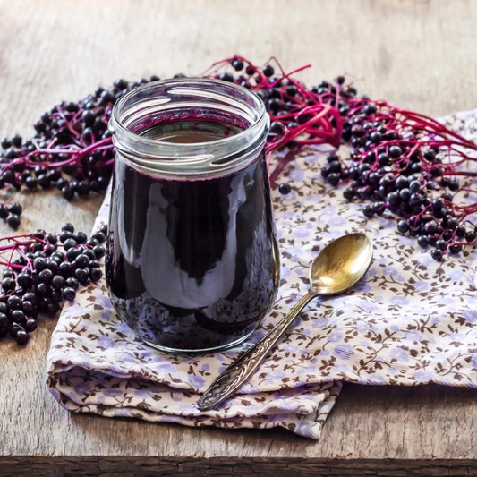 Hot Elderberry Extract & Citrus Tonic for Immunity
