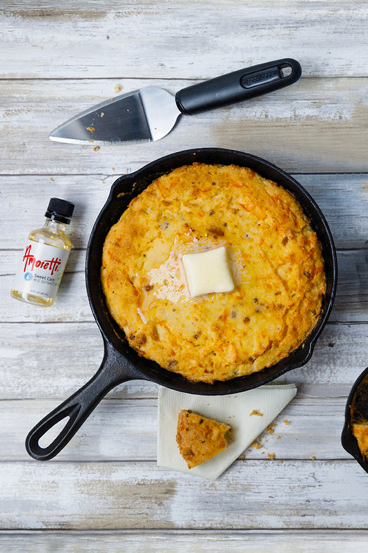 Loaded Keto “Sweet Corn” Skillet Cornbread (with Sweet Corn Extract)