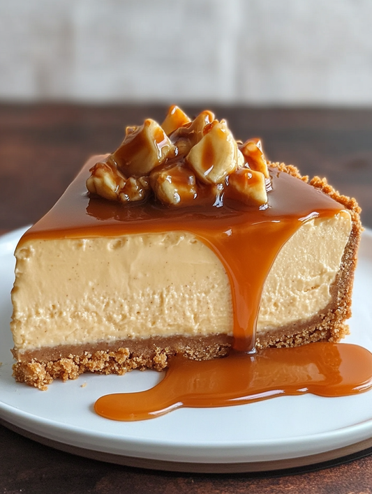 Caramel Banana Cheesecake Bars with Caramel Extract