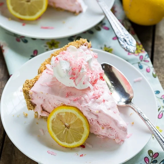 No-Bake Pink Lemonade Icebox Pie Squares — Refreshing Dessert with Pink Lemonade Flavor