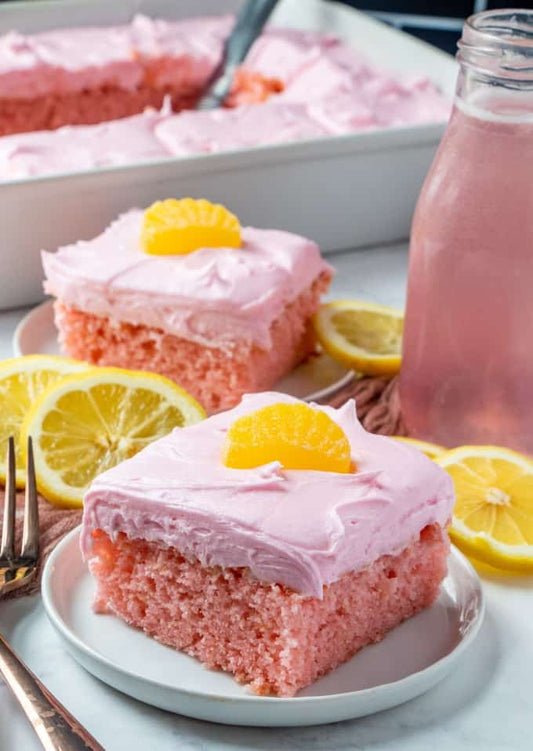 Ultimate Pink Lemonade Layer Cake with Pink Lemonade Flavor