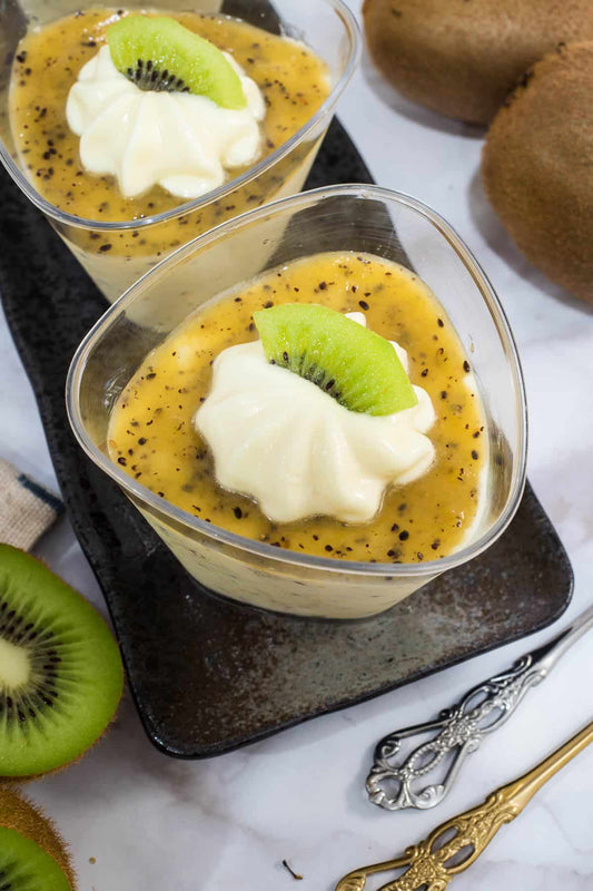 Light & Creamy Kiwi White Chocolate Mousse Cups – Easy No‑Bake Kiwi Dessert