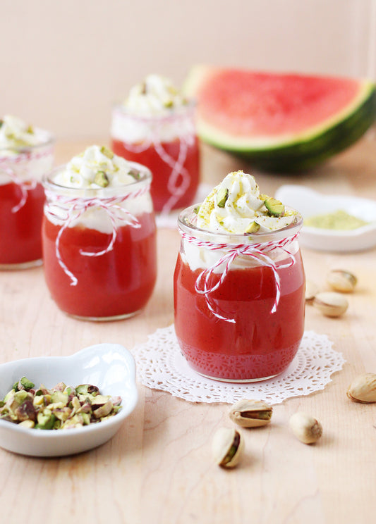 Watermelon Bliss Pudding Cups with Watermelon Flavor Extract – Silky, Refreshing Dessert
