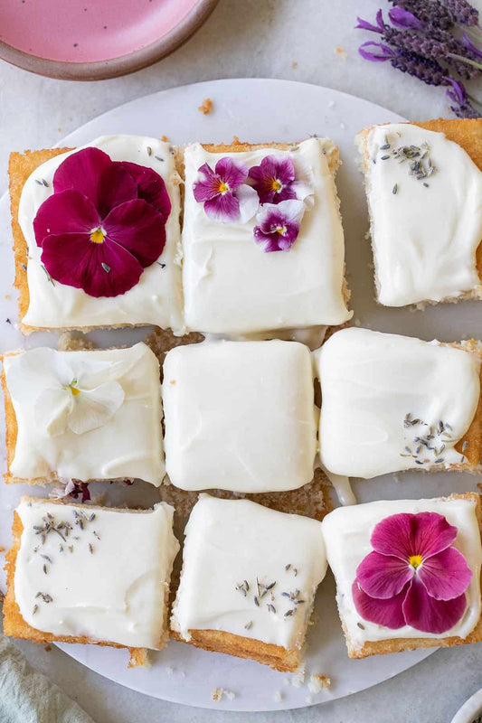 Ultimate Lemon Lavender Layer Cake with Lavender Flavor Extract