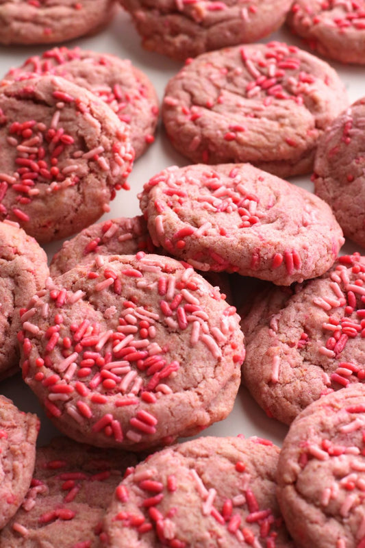 Pink Dragonfruit Chewy Sugar Cookies — Natural Pink Food Color (Water-Soluble Extract)