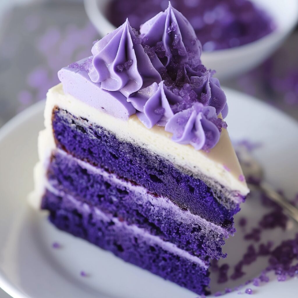 Ultimate Purple Velvet Cake (Made with Natural Purple Food Coloring — Water-Soluble Extract)