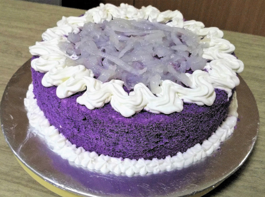 Ube Coconut Chiffon Cake — Easy Recipe with Purple Ube Extract (Water-Soluble)