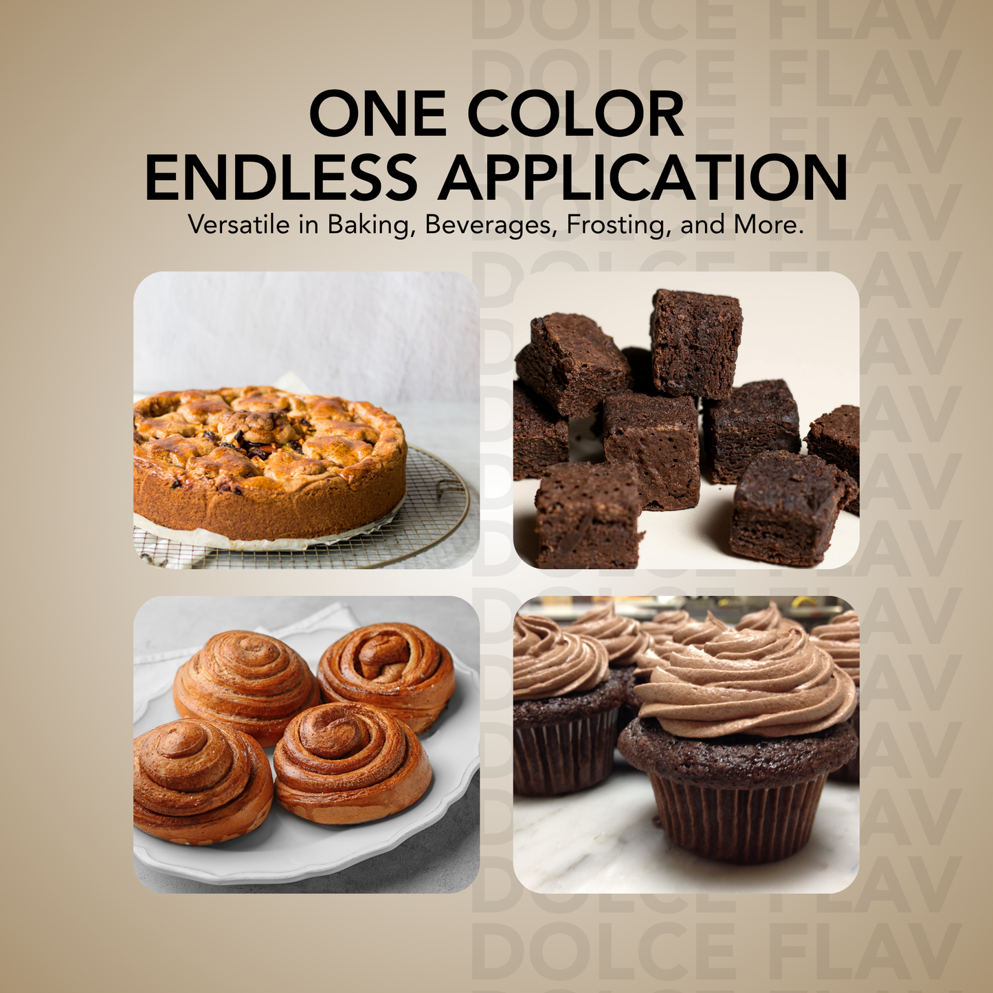 Natural Brown Food Color - Water Soluble