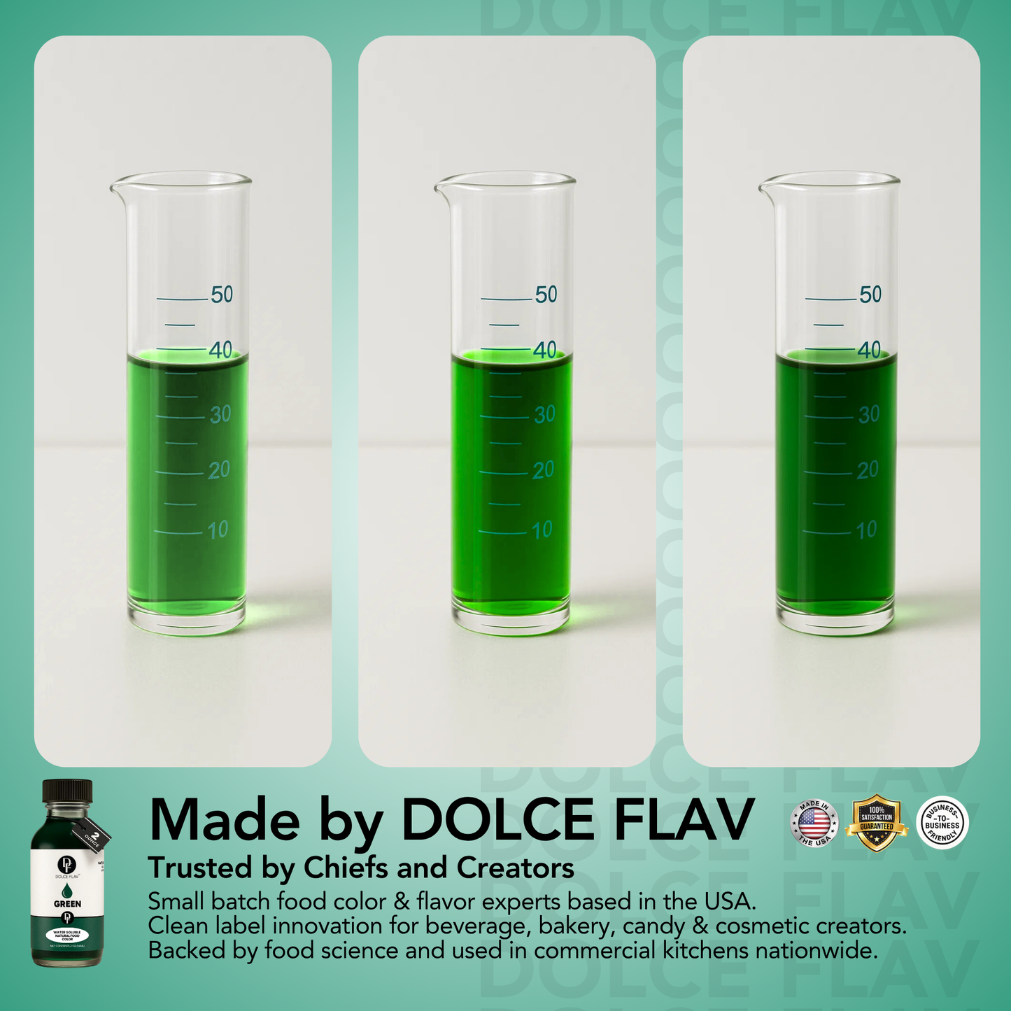 Natural Green Food Color - Water Soluble
