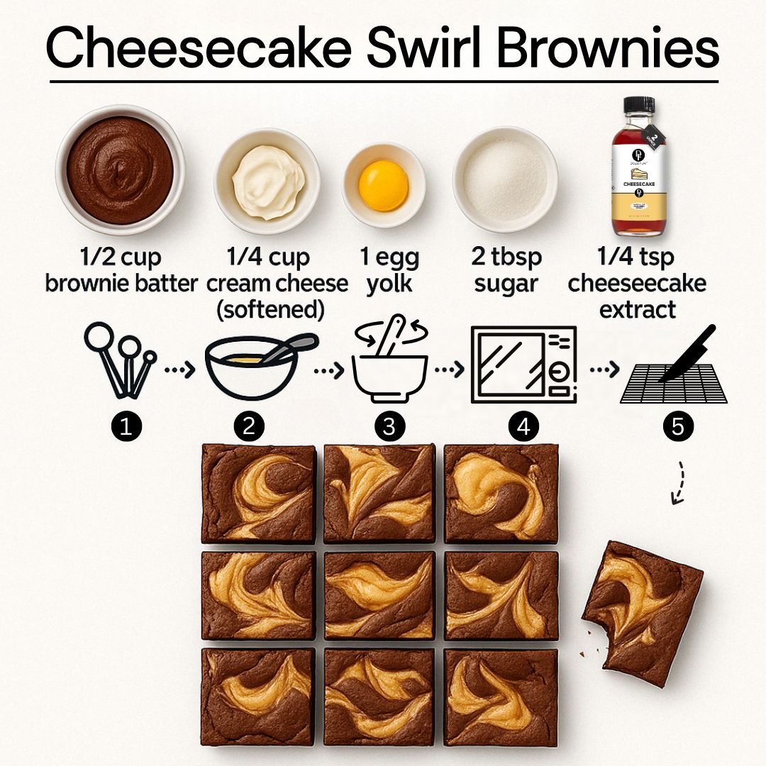 Cheesecake Swirl Brownies Recipe