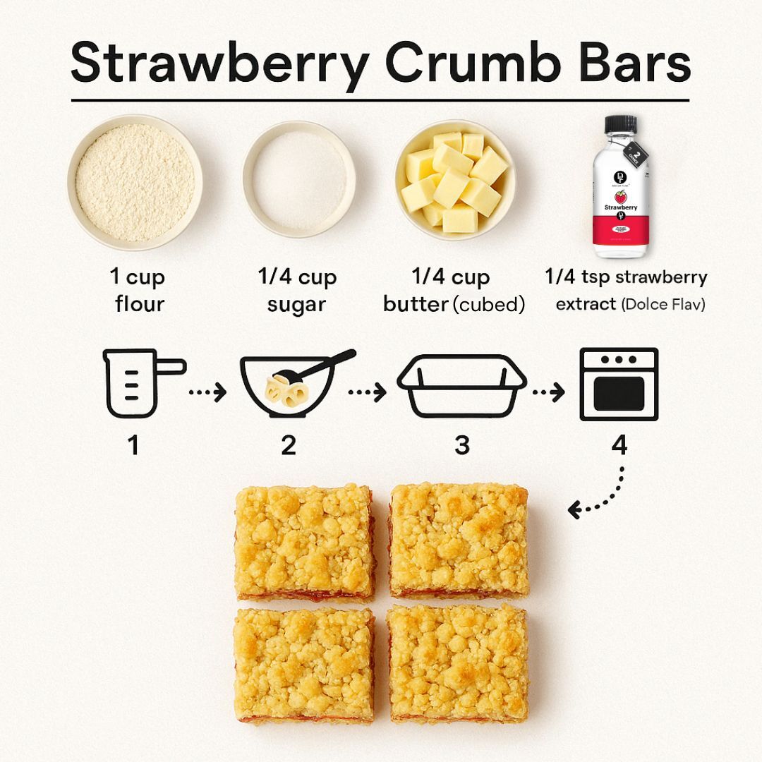 Strawberry Crumb Bars Recipe