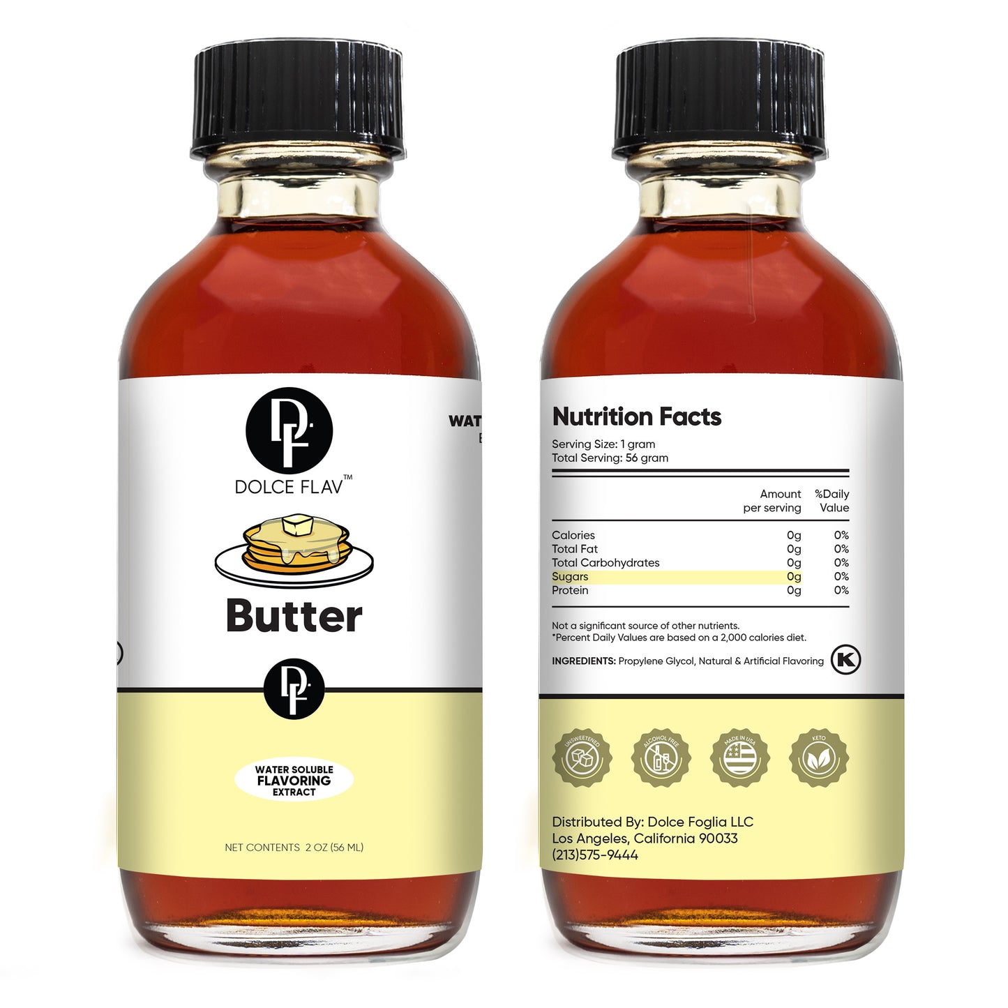 Butter Extract - Sugar & Fat-Free Water Soluble