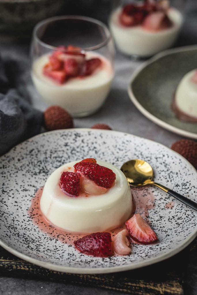 Silky Lychee Extract Panna Cotta – Tropical & Easy Dessert