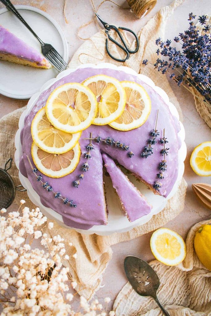 Lemon Lavender Layer Cake – Subtly Floral and Bright