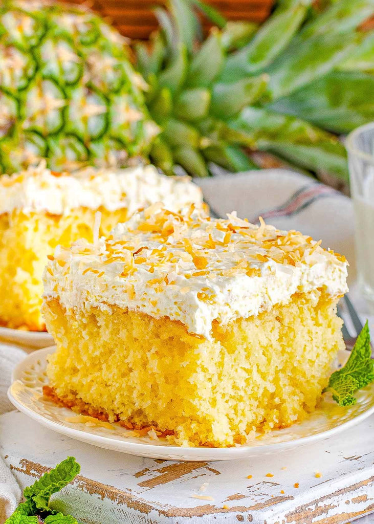 Tropical Pina Colada Cake with Extract Bliss