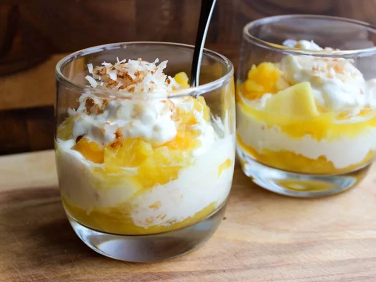 Creamy Piña Colada Fool with Pina Colada Flavor Extract — No-Bake Tropical Dessert