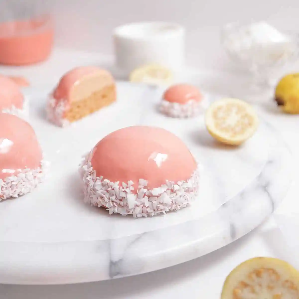 Silky Guava Mousse Delight with Guava Flavor Extract | No-Bake Tropical Dessert