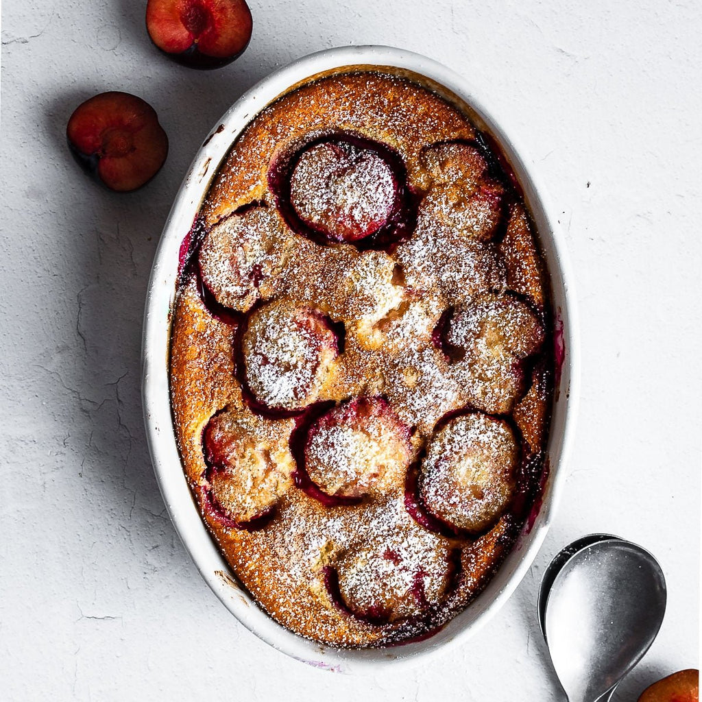 Plum-Extract Infused Plum Lemon Bars | Intense Plum Flavor Dessert Bars