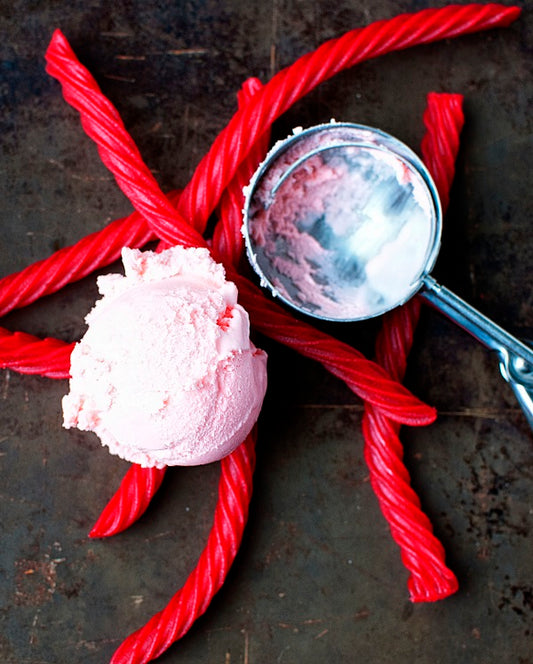 Ultimate Red-Vine Infused No-Churn Ice Cream