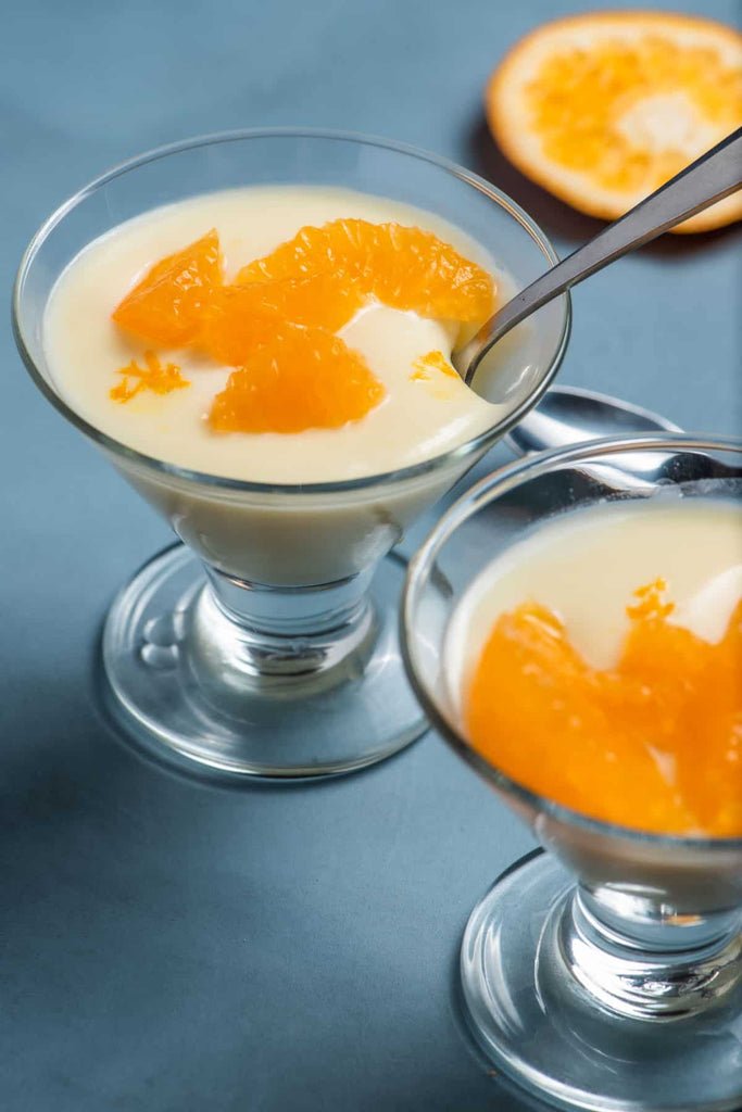 Tangerine‑Kissed Silky Posset with Tangerine Extract