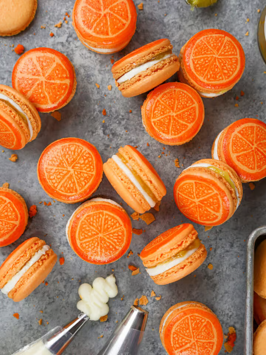 Orange Macaron Recipe Using Oil Soluble Flavoring