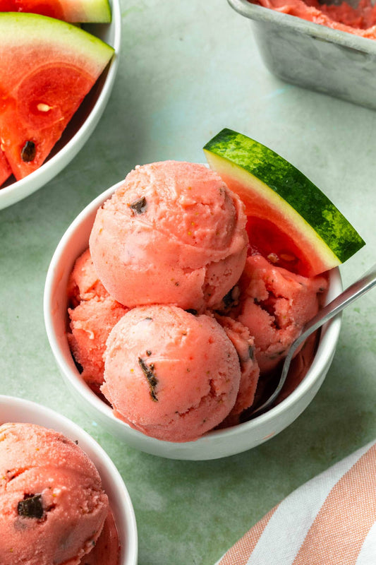 Watermelon Agua Fresca Sorbet (with Watermelon Agua Fresca Extract)