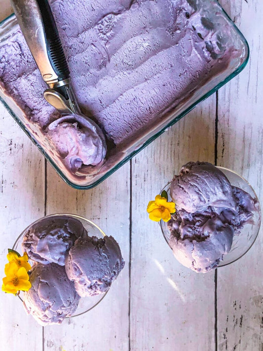 Creamy Ube Ice Cream Recipe – No Food Coloring Needed