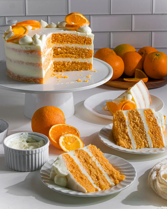 Orange Creamsicle Layer Cake — Oil Soluble Orange Creamsicle Flavoring Extract