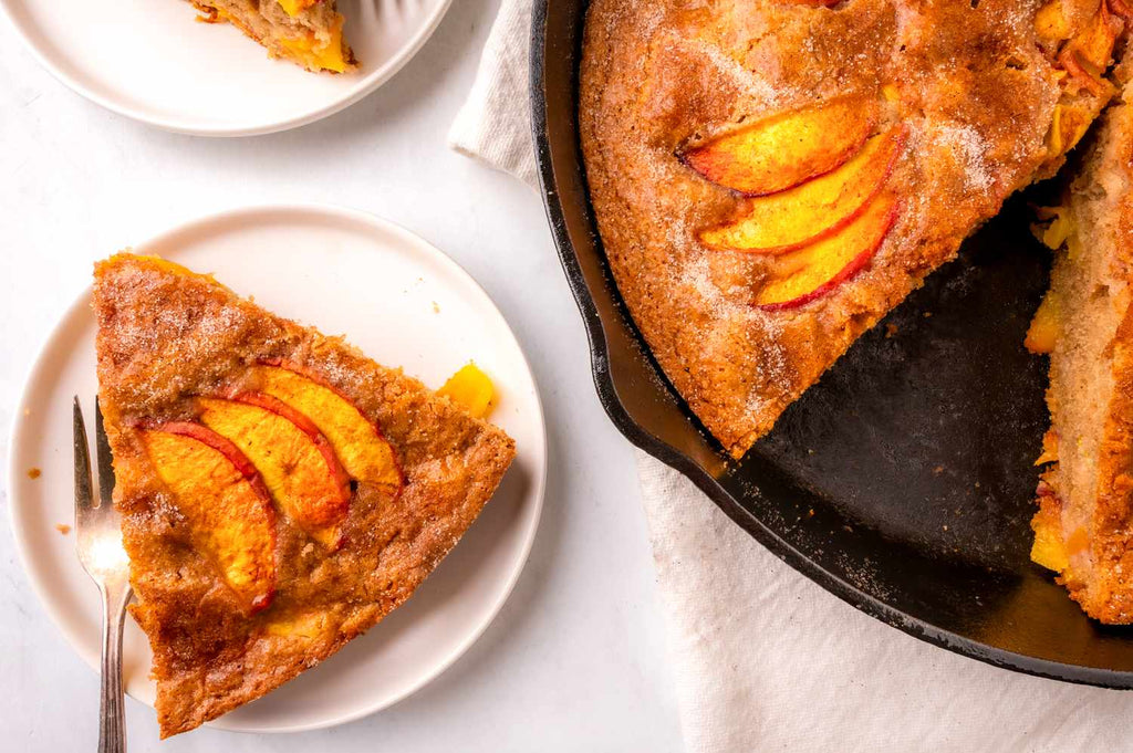 How to Bake Peach Cake with Oil Soluble Extract