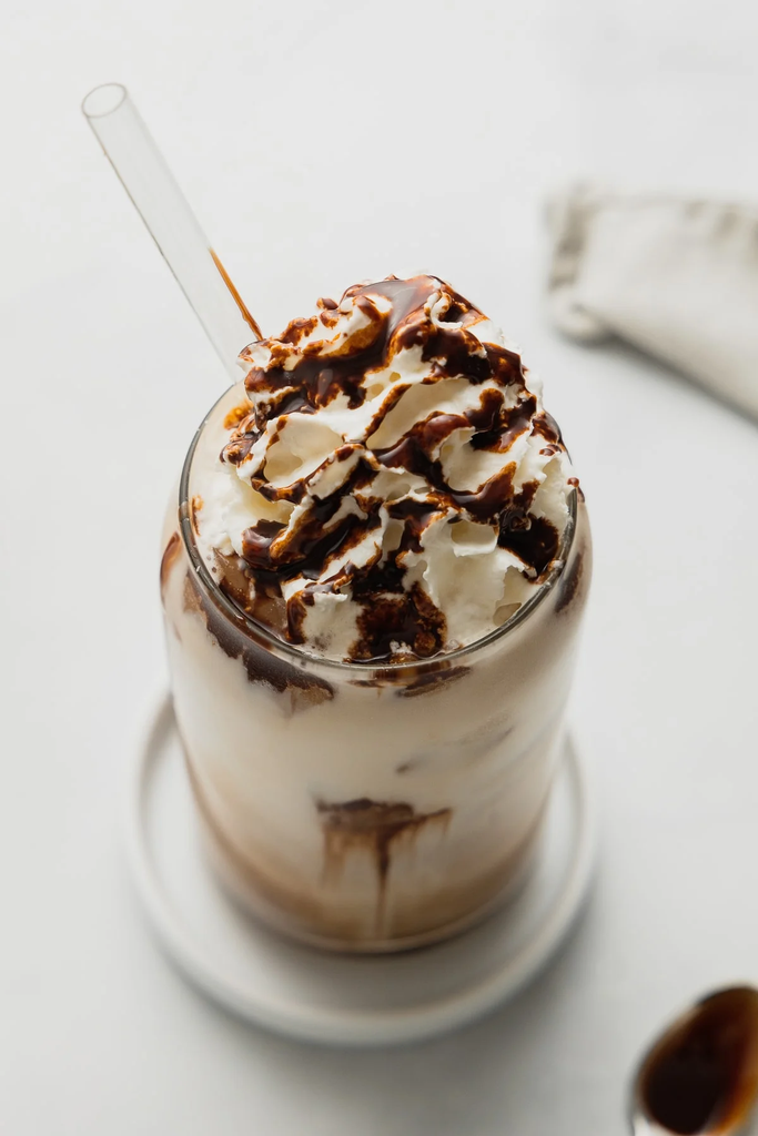 Starbucks-Style Iced Mocha Recipe Using Water Soluble Chocolate Flavor Extract