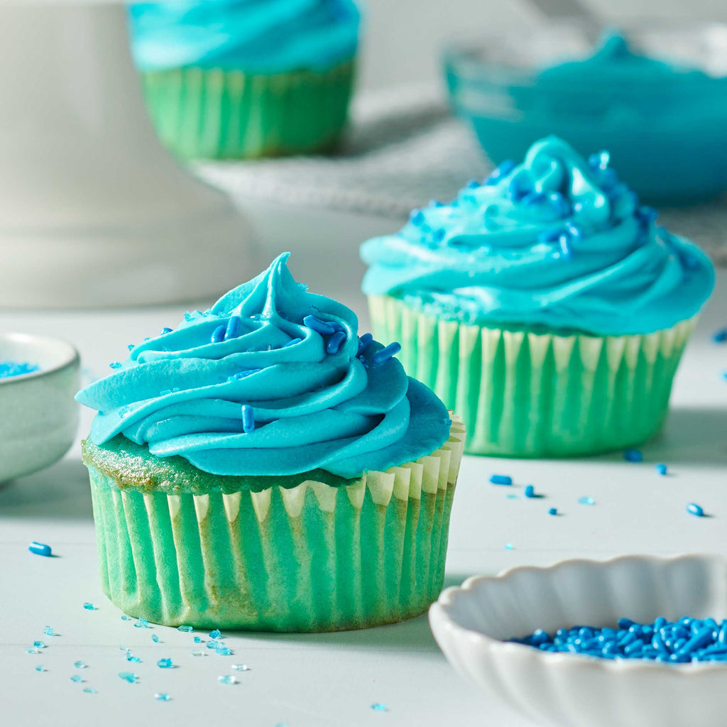 Blue Raspberry Cupcakes with Oil Soluble Blue Raspberry Flavoring