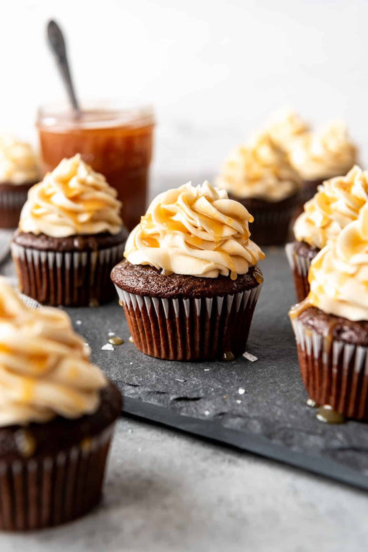 Easy Salted Caramel Frosting for Cakes & Cupcakes