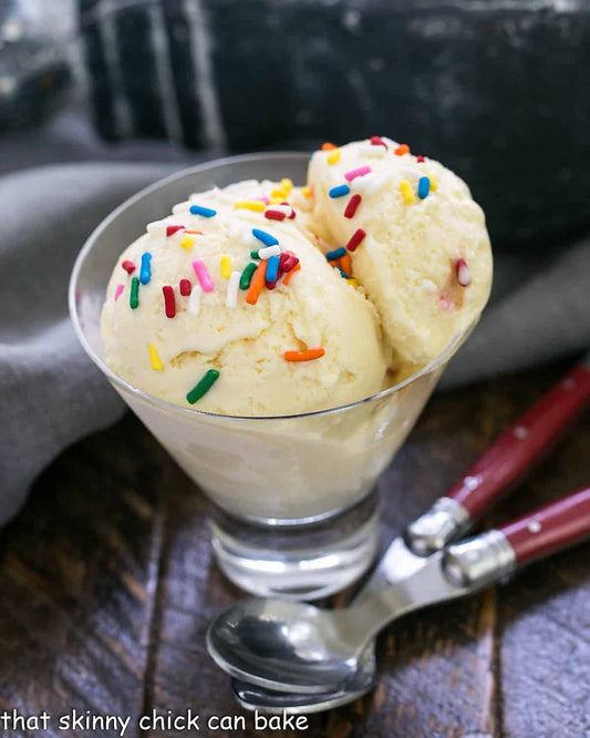 Cake Batter Ice Cream (Cold Stone Copycat)
