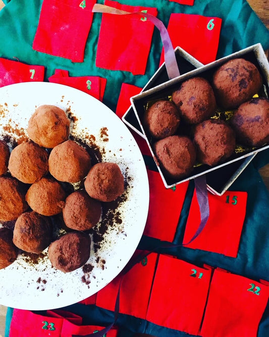 Blood Orange Chocolate Truffles