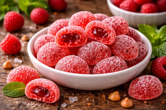 Raspberry Candy-Filled Gummies