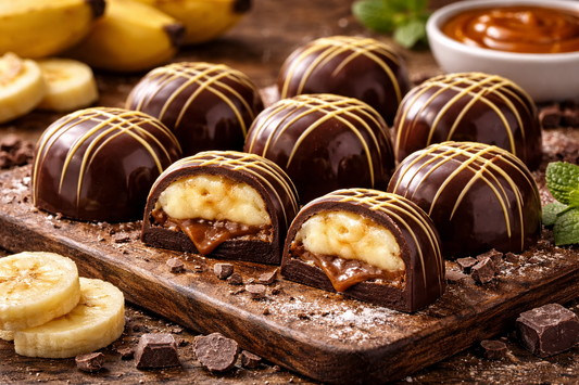 Banana Chocolate Bonbons (Chocolatier Style)