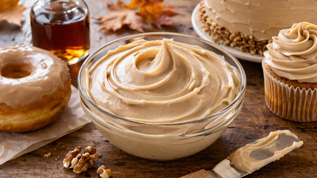 Maple Frosting for Donuts & Cakes