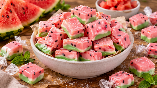 Watermelon Taffy Recipe (Chewy & Bright)