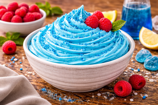 Easy Blue Raspberry Frosting for Cakes