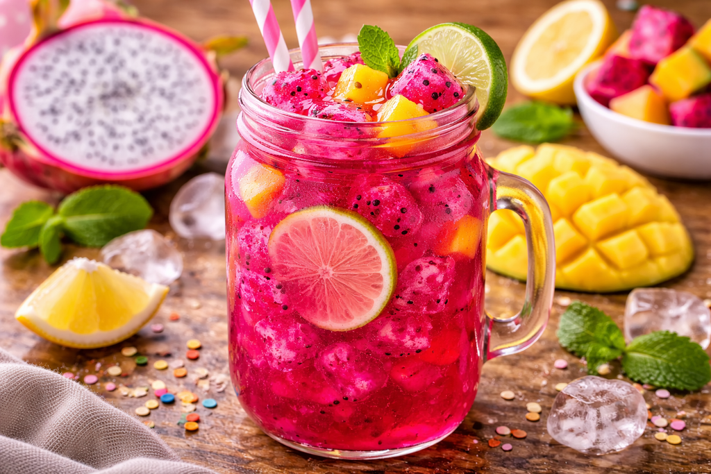 Mango Dragonfruit Lemonade You Can Make at Home