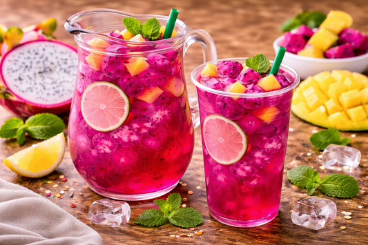 Copycat Starbucks Mango Dragonfruit Refresher