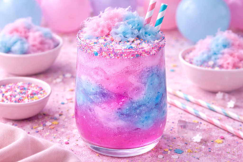 How to Make a Cotton Candy Drink (TikTok Style)