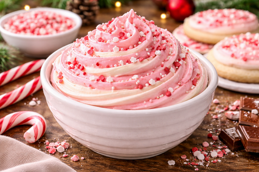 Peppermint Buttercream Frosting for Cookies & Cakes