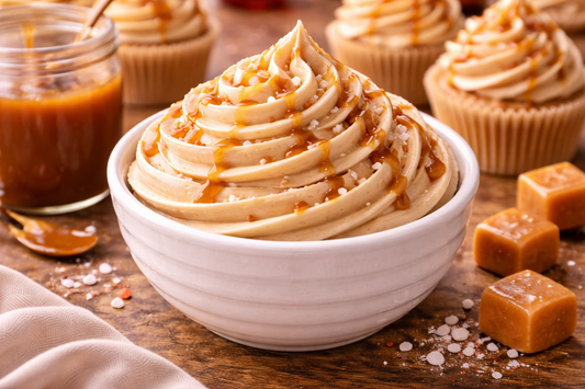 Easy Salted Caramel Frosting for Cakes & Cupcakes