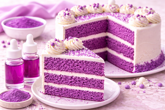 Ultimate Purple Velvet Cake (Made with Natural Purple Food Coloring — Water-Soluble Extract)