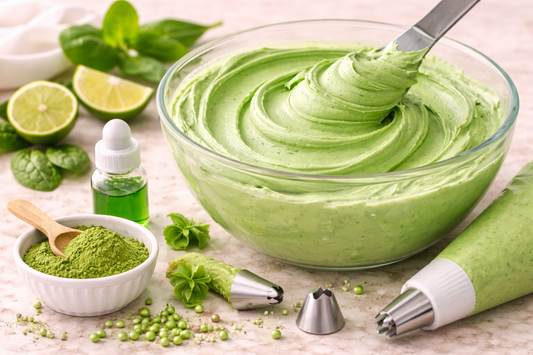 How to Make Green Buttercream Using Natural Food Dye
