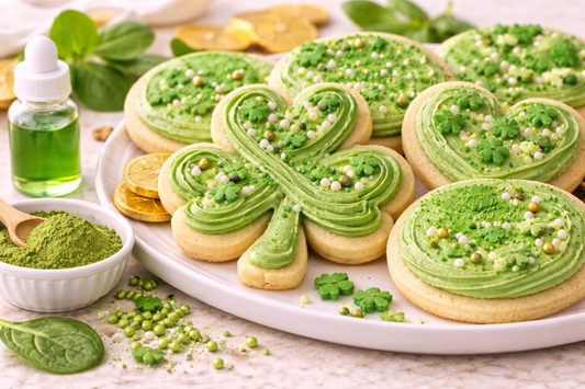 St. Patrick’s Day Cookies with Natural Green Food Dye (Kid-Safe Recipe)
