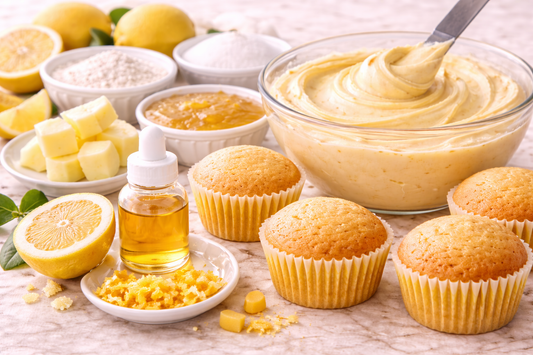 How to Make Lemon Cupcakes Using Oil Soluble Extract