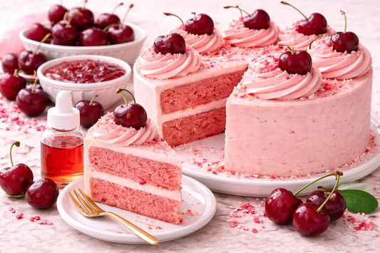 Cherry Cake Recipes Made with Oil Soluble Flavoring
