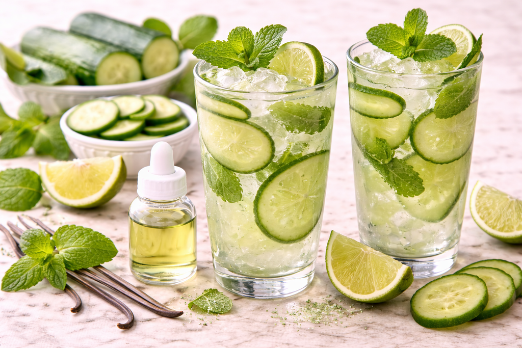 Ultimate Cucumber Bliss Drink (Cucumber Extract Infused Cooler)